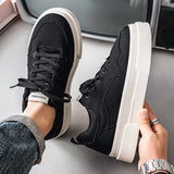Riolio  Spring New Men's Casual Low-Top Trendy Canvas Shoes, Versatile and Breathable, Suitable for Outdoor Sports and Daily Wear