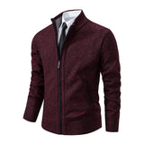 Riolio New fashion men's knitted sweater cardigan Joker comfortable warm casual coat