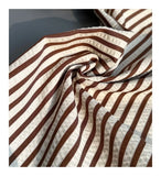 Riolio British Casual Seersucker Striped Long Sleeve Shirt Men's Slim Casual Business Shirt High Quality