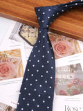 Riolio  Woven Striped Ties For Men Women Jacquard Neck Tie For Wedding Business Classic Groom Neckties Fashion Men's Neck Tie
