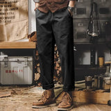 Riolio  American Retro Washing Workwear Men Spring and Autumn Loose Straight New Casual Conical Pants
