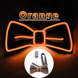 Riolio  LED Suspender Light Up LED Bow Tie Illuminated Belt Clips-on Braces Vintage Novelty Elastic Adjustable Suspender For Club Patry