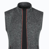 Riolio Autumn and Winter Men's Knitted Velvet Fashion Casual Top Zipper Vest Sleeveless High Neck Fleece Solid Color Men's Wear