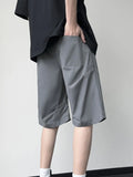 Riolio  Ice Silk Men Summer Thin American Windproof Workwear Charge Five-point Pants