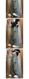 Riolio Beggar jeans men Vintage Streetwear Ripped Hole Jeans Men Women Harajuku Aesthetic Wide Leg Denim Trousers Unisex Straight Pants