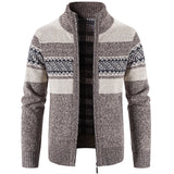 Riolio Knitted Cardigan For Men in Autumn and Winter Korean Sweater Stand Collar Joker Casual Coat Autumn Men's Coat