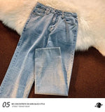 Riolio Spring Autumn Vintage Loose Casual Fashion Straight Jeans Hombre Hip Hop Harajuku Y2K Denim Pants Male Streetwear Trousers Men