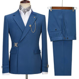 Riolio  Men's White Business Suit - Trajes De Hombre - Perfect for Formal Occasions Trajes Elegante Para Hombres  Blazers