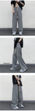 Riolio Summer/Autumn Plaid Pants Men Loose Casual Straight Trousers for Male/Female Harajuku Hip-hop Streetwear Wide-leg Mopping Pants