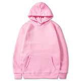 Riolio Men's and Women's Solid Color Pocket Hoodies Sports Fitness Sweatshirts Fashionable Casual Pullovers Multi Color