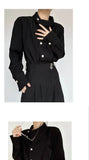 Riolio New Chinese Retro Design Niche Shirt Korean Style Fashion Trend Irregular High-end Shirt Neckline Chic Jacket Men Aesthetic
