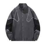 Riolio  Spring Men's Anorak Bomber Jacket Fashion Men Streetwear Hip Hop Zipper Coats Outdoor Man Sports Baseball Uniform Coats Clothing