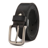 Genuine  For Men's High Quality Jeans Cowskin Casual Belts Business Cowboy Waistband Male Fashion Designer
