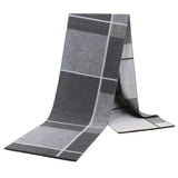 Riolio  Men Scarf For Man Winter Copy Cashmere Shawl Luxury Brand Scarf Soft Keep Warm Outdoor Grey Knit Neckerchief Men Shawl Wrap Gift
