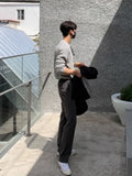 Riolio Korean Sle Men's Wide Leg Suit Pants Loose Casual Straight Leg Long Trousers Versatile Autumn Spring Faion Brand