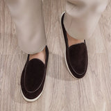 Riolio  Fashion plus size men's casual single shoes with soft soles foot covers lazy shoes men's board shoes