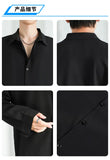 Riolio Shirt Men Solid  Long sleeved Shirt For Men Korean Fashion Shirts Comfortable Blouses Casual Loose Classic Single Breasted Shirt