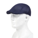 Riolio Men Mesh Breathability Newsboy Caps British Painters Hats Spring and Summer Flat Cap Hip Hop Berets