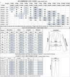 Riolio  ( Jacket + Pants ) Brand Solid Color Formal Casual Business Office Double Buttons Suit Two-pcs Set Groom Wedding Dress Party