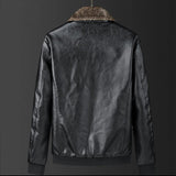 Riolio 8XL Plus Size Mens PU Jacket Warm Thick Coats Winter Autumn Fur Collar Leather Jacket Male Fashion Casual Big Size 7XL 8XL HX513