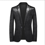 Riolio WELL DRESSED MEN 2024 New Men Business Social Suit Jacket Summer Men's Single breasted Thin Dress Male Jacquard Blazers Coats