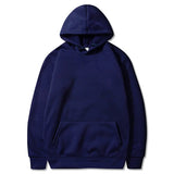 Riolio Men's and Women's Solid Color Pocket Hoodies Sports Fitness Sweatshirts Fashionable Casual Pullovers Multi Color