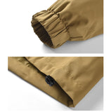 Riolio  Spring Autumn Men's Anorak Jackets Fashion Man Half zip Streetwear Hip Hop Hooded Coats Men Windbreaker Waterproof Zipper Jacket