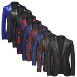 WELL DRESSED MEN 2024 New Men Business Social Suit Jacket Summer Men's Single breasted Thin Dress Male Jacquard Blazers Coats