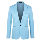 Riolio Fashionable Slim Men's Blazer Casual Single-breasted Wedding Jacket Youth Slim Fit Smooths Your Silhouette Wholesale