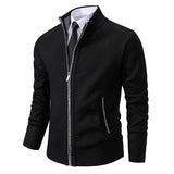 Riolio New fashion men's knitted sweater cardigan Joker comfortable warm casual coat