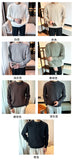 Riolio  New Korean Retro Men Basic Sweater Luxury Knitted Solid Color O Neck Long Sleeve Pullover Casual Slim Premium Quality Knitwear