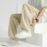 Riolio  Khaki Color Cotton Linen Men's Summer Casual Pants New Sle Carrot Pants Cool Sensation Pure Cotton Linen Straight Leg Sport...