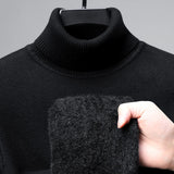 Riolio  Luxury brand high-quality fashionable versatile high necked knitted sweater with cashmere base sweater