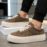 Riolio  Spring New Men's Leather German Trainers | Platform Non-Slip Wear-Resistant Casual Athletic Skate Shoes