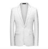 Riolio Mens Stylish Colorful Slim Fit Casual Blazer Jacket Green Purple Black Yellow Wedding Prom Formal Suit Coats For Men