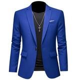 High Quality Business Slim Fit Single Buttons Suits Jacket Men Slim Fit Casual Fashion Wedding Groom Tuxedo Blazer Coats 6XL-M