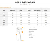 Riolio  New Men's Baggy Straight Cargo Jeans Elastic Waist Vintage Blue Black Smoky gray Denim Pants Fashion High Street Male Trousers
