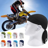 Riolio Hot Pure Cycling Cap Head Scarf Summer Men Running Riding Bandana Cap Headband Men Head Scarf