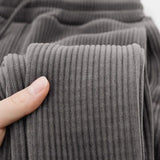 Riolio Simple Fashionable Warm Trousers American High-end Heavyweight Chenille Loose Warm Casual Trousers Men Women Elegant Pants