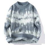 Riolio FALL OUTFIT MEN Men's Trendy Color Blocked Sweater American Men Classic Autumn Knitted Pullover Fashionable Slim Fit Harajuku Retro Multi-color