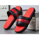 Riolio  Men's Stylish Multi-color Summer Soft-soled Slip-on Lightweight Anti-slip New Casual Large-size Beach Outdoor Wedge Flip-flops