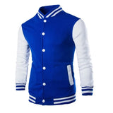 Riolio Fashion Slim Fit Baseball Men's Coat Personalized Casual Sports Male Jacket  New Printed Stand Up Collar Cardigan Outwear