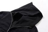 Riolio  New Hoodies Men zipper Cardigan harajuku black sweatshirts hip hop swag style skateboard streetwear Cloak Hooded jacket coat