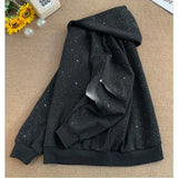 Riolio Full Star Mens Hoodie Harajuku Galaxy Hooded Sweatshirt Casual Shiny Hoodies High Street Hoodies Male Clothing Streetwear