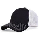 Riolio Unisex 8 Lines On The Brim Of The Hat Baseball Net Caps Spring and Summer Outdoor Adjustable Casual Hats Sunscreen Hat