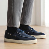 Riolio  Men Casual Shoes Fashion Men Shoes Handmade Suede Genuine Leather Mens Loafers Moccasins Slip On Men's Flats Male Driving Shoes