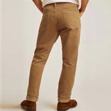 Riolio  New Casual Solid Color Corduroy Mens Pants Autumn Fashion Loose Straight Trousers Men Spring Daily Leisure Pants
