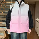 Riolio  New Style Cotton Fashion Trendy Versatile High-quality Comfortable Cool Vest Men's Gradient Vest Outdoor Sports Vest Jacket