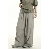 Riolio  New Hong Kong Style Casual Paratrooper Pants Solid Spring Summer Overalls Retro Loose Versatile Fashion Sports Trousers