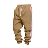 Riolio  Cross-border winter clothing outdoor men's heavy fleece loose casual simple retro training sports jogging sweatpants